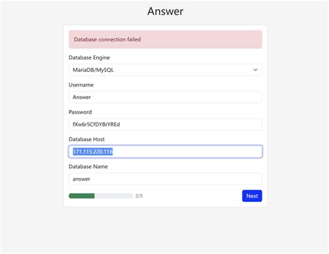 Toradh íomhá ar MySQL Database Connection Code Image
