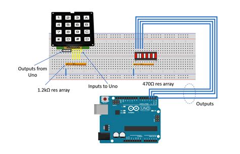 Image result for Arduino Keypad Schematic