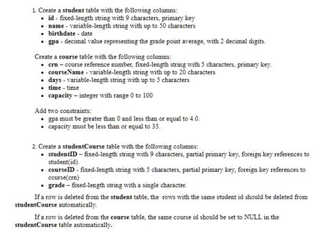 Image result for Create Table in MySQL for Student Course