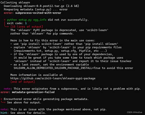 Toradh íomhá ar Pip Install Sklearn Python
