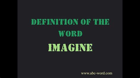 Image result for Imagine Meaning