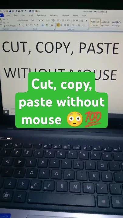 Image result for How to Paste without Mouse