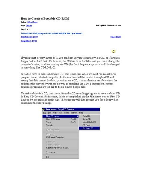 Create Bootable CD に対する画像結果