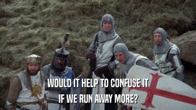 Image result for Monty Python Run Away