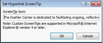 Image result for ScreenTip Word
