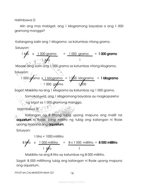 Image result for Math 3 Quarter 4 Module Area
