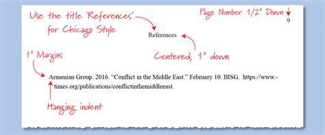 Image result for Chicago Format Citation Example