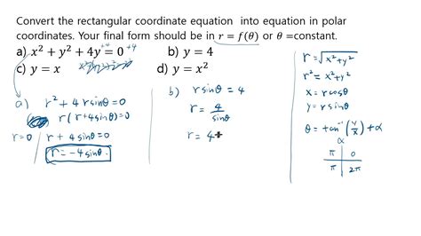 Toradh íomhá ar Convert Rectangular Equation to Polar