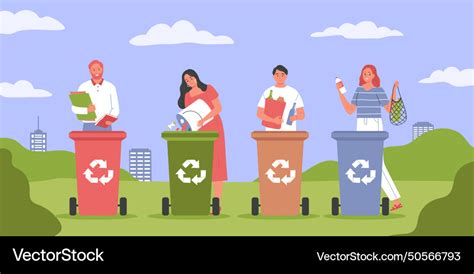 Image result for Garbage Separation Illustration