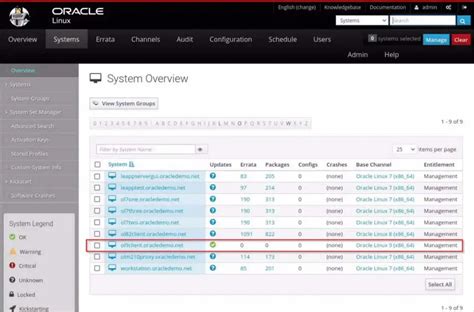Oracle Linux Manager に対する画像結果
