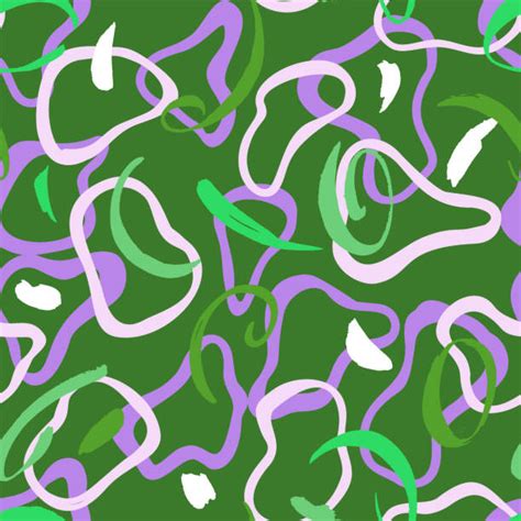 Toradh íomhá ar Pattern of Irregular Curved Shapes