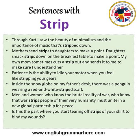 Sentence Structure Examples with Sentnce Strip に対する画像結果