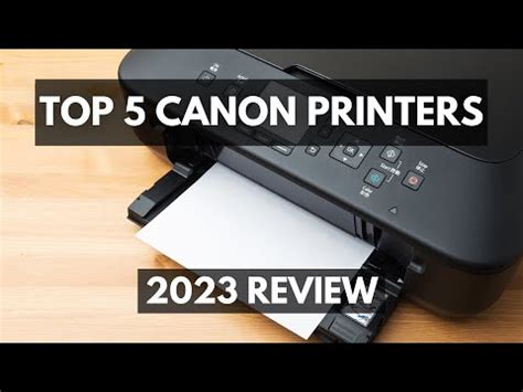 Top 5 of The Best Canon Printers! (Canon Printer Review 2023) - YouTube
