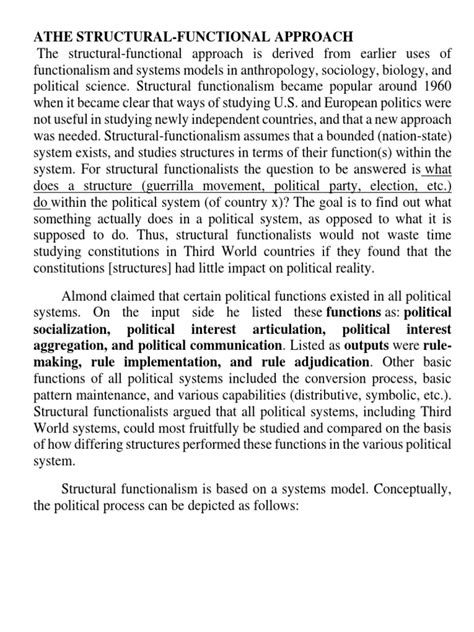 Image result for Features of the Structural Functional Approach