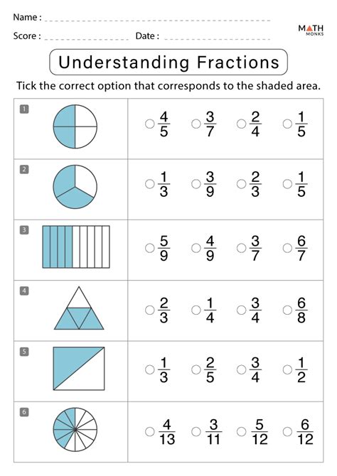 Afbeeldingsresultaten voor 3rd Grade Math Worksheets Fractions