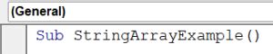 Image result for String Array VBA Excel