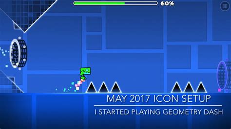 My Geometry Dash Icon Setup Evolution 2017-2021 - YouTube