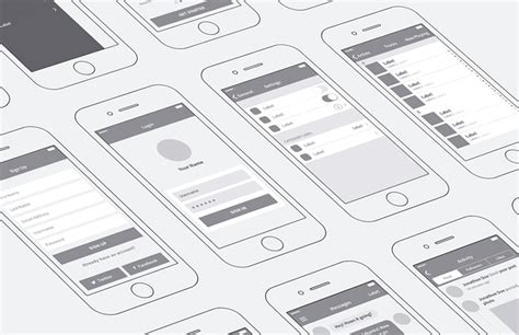 Image result for iPhone App Wireframes