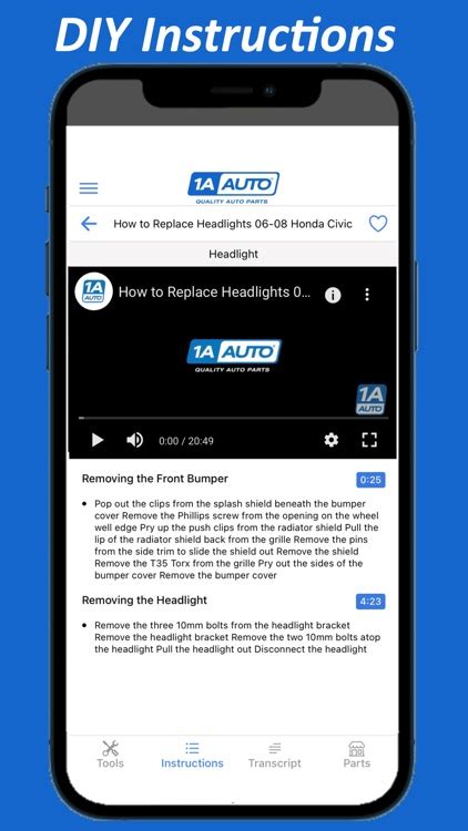 1A Auto Parts Video Library に対する画像結果