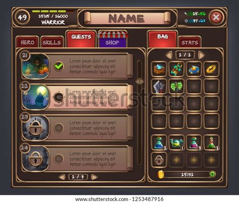 Image result for RPG Shop Cartoon GUI