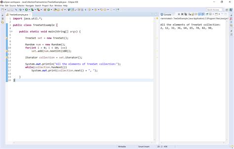 Toradh íomhá ar Iterator Interface Java