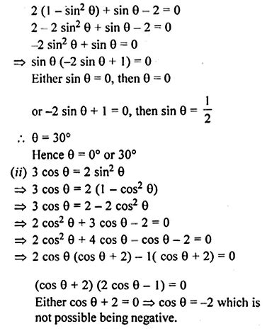 Toradh íomhá ar Trigonometric Identities Class 12th