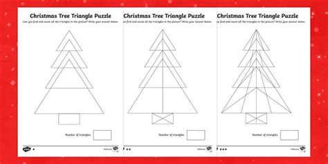 Afbeeldingsresultaten voor Christmas Tree Triangle Activity