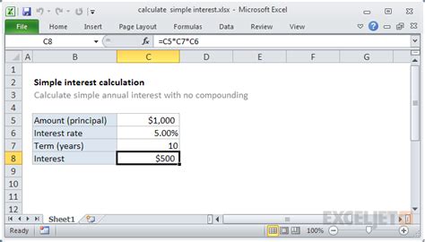 Image result for How to Calculate Simple Interest Formula