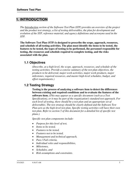 Sample Test Plan Development に対する画像結果