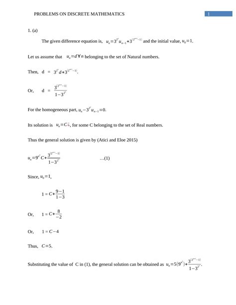 Integer Solution Problems in Discrete Math に対する画像結果