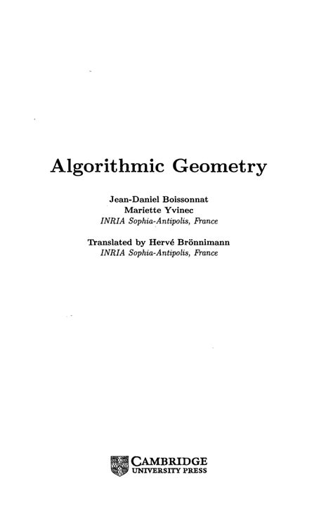 Image result for Geometry Algorithms Book