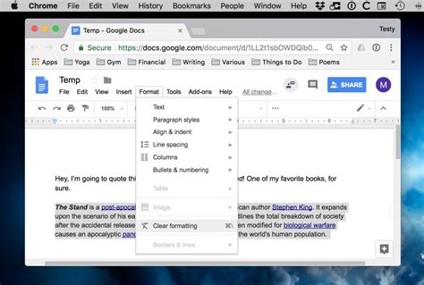 Image result for Formatting Google Documents