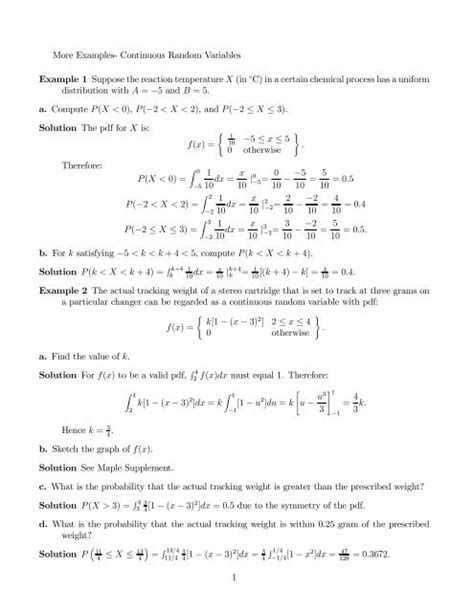 20 Examples of Continuous Random Variables に対する画像結果