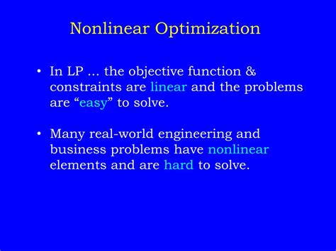Image result for Nonlinear Optimization Models