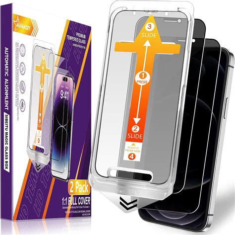 iPhone 12 Pro Max Screen Guard with Installing Kit に対する画像結果