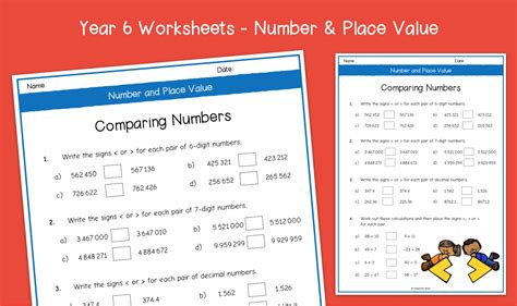 Image result for Comparing Numbers Grade 6