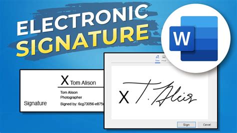 Image result for How to Sign Word Document Prepared By