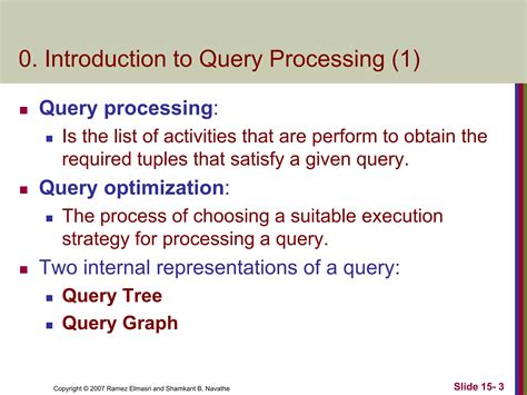 Image result for Different Between Querry Processing and Query Optimization