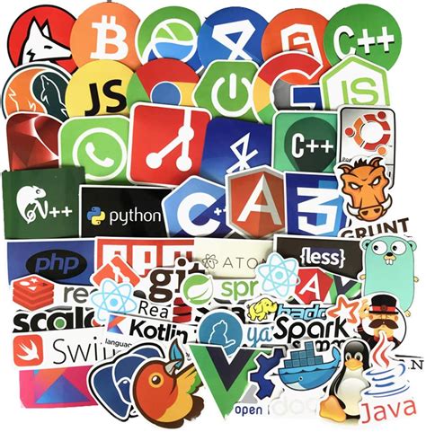 Image result for Languages Computer Stickers