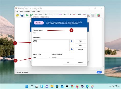 User-Defined Function Flowchart に対する画像結果