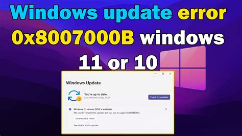 Image result for Error Code 0X8007000b