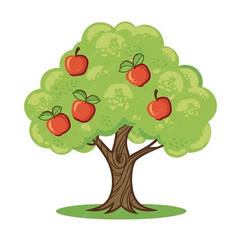 תוצאת תמונה עבור Tree Reaching Over Drawing with a Apple