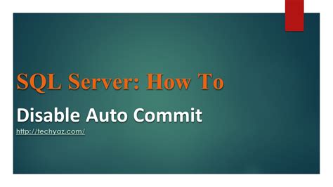 Image result for Auto Commit in SQL