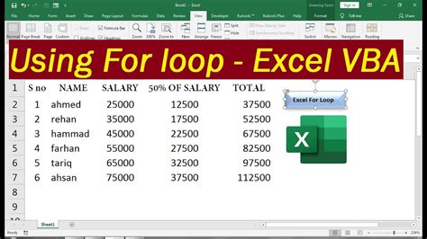 Image result for How to Insert for Loop in Excel