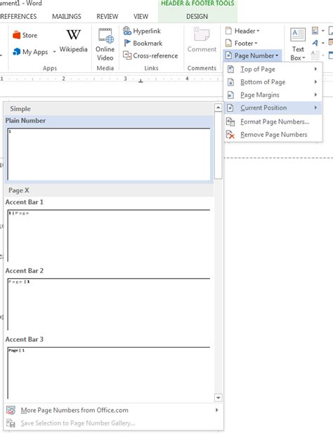 Changing Page Number in Word Header For Dummies に対する画像結果