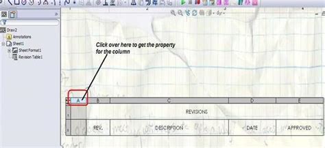 Image result for SolidWorks Revision Table