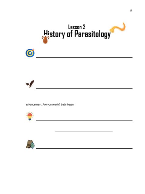 Parasitology Lesson に対する画像結果