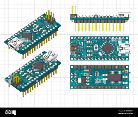 Image result for Parts of the Arduino Microcontroller Drawing