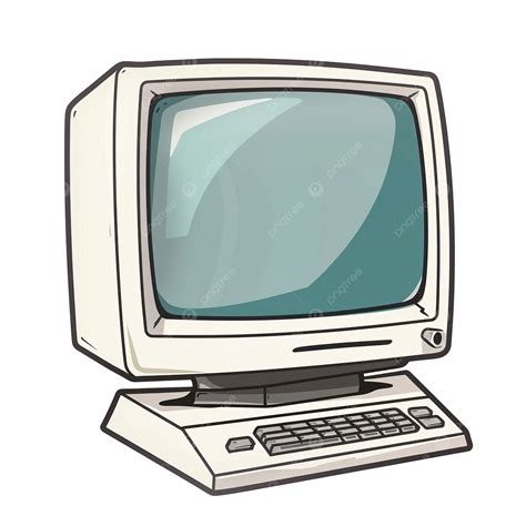 Toradh íomhá ar Computer Monitor Animated No Background