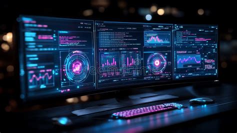 Image result for Futuristic Multi-Monitor Setup
